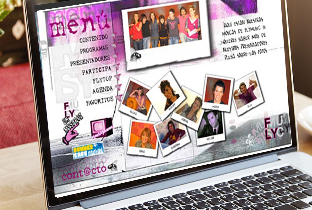 Web en Flash para el canal musical Flymusic