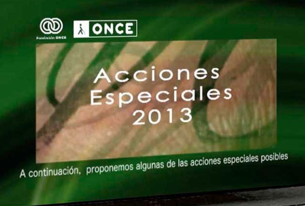 Edición del Vídeo institucional acciones ONCE
