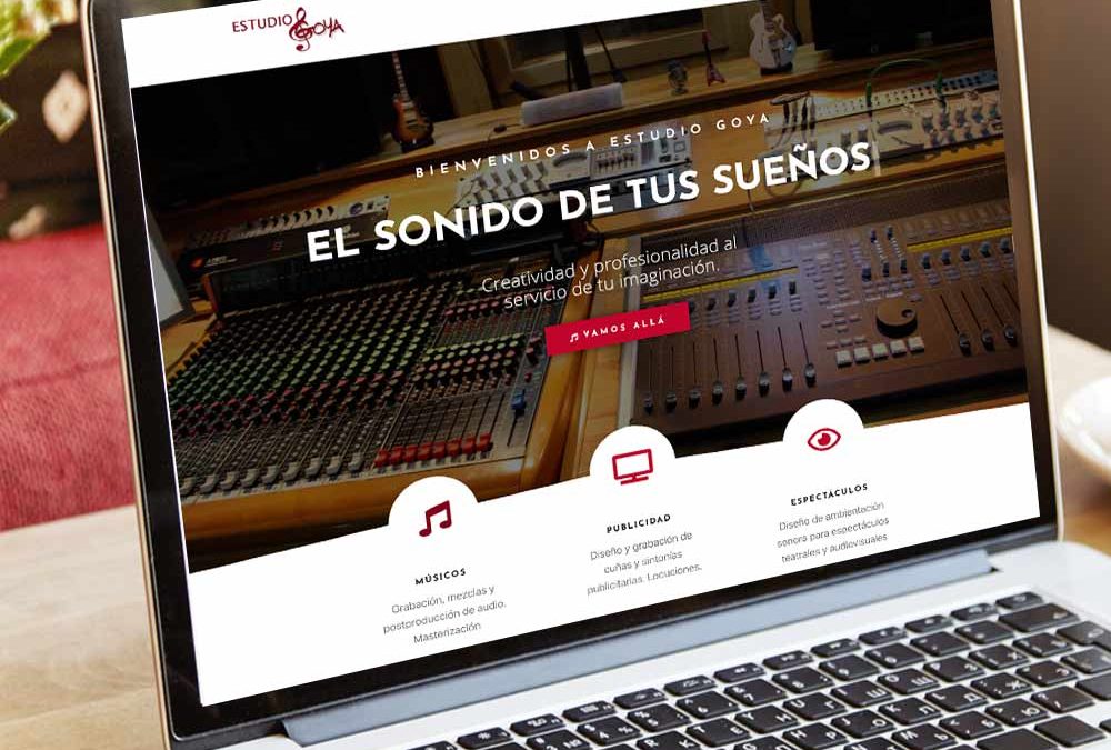Diseño web e identidad de marca de Estudio Goya