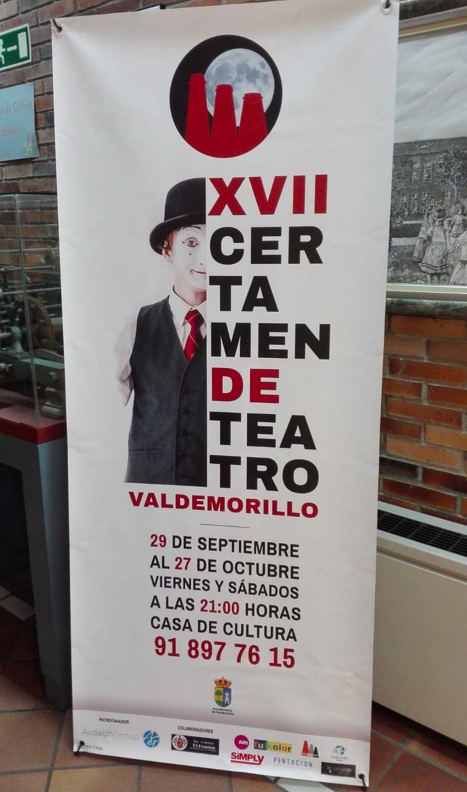 Roll up XVII Certamen de Teatro de Valdemorillo Portafolio Klerr Clara Ortega