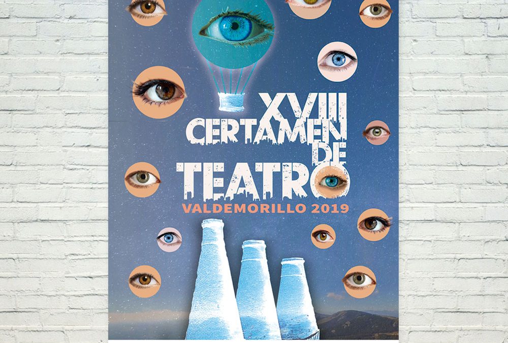 Cartel XVIII Certamen de teatro del Valdemorillo 2019